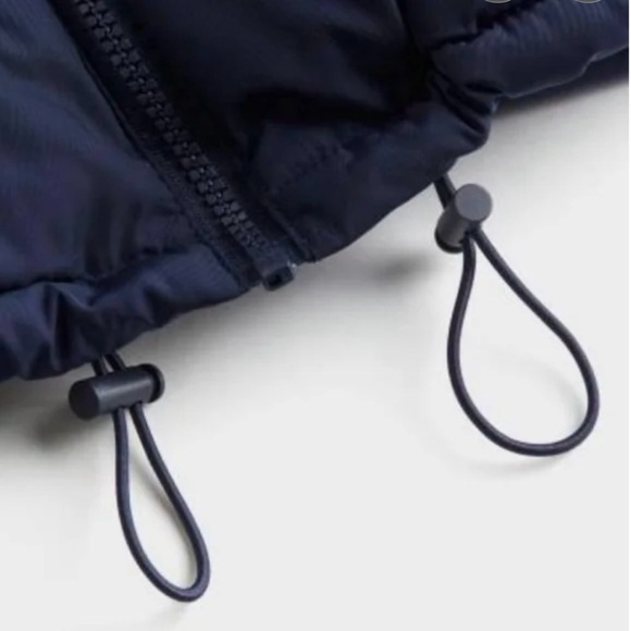 H&M Navy Blue Women's Puffer Jacket Size Small - Picture 2 of 3